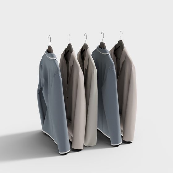 Coat Rack Harmony 3D model