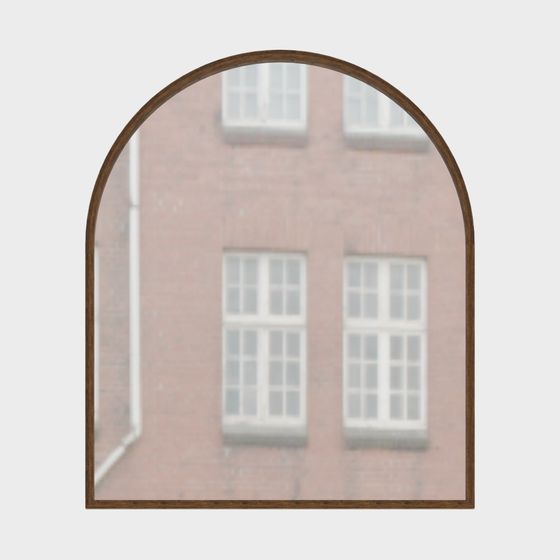 Vintage Arch Mirror 3D model for Modern Spaces