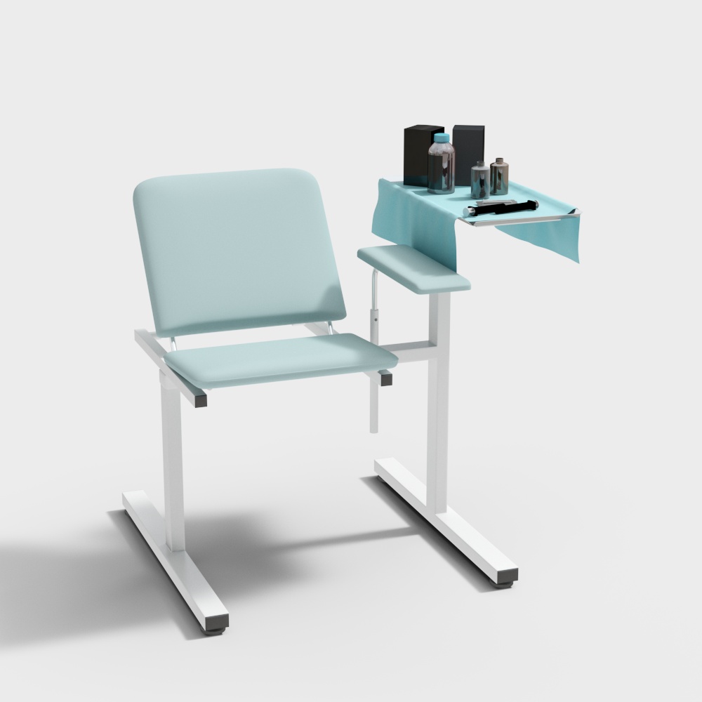 Modern public chair single wooden waiting chair