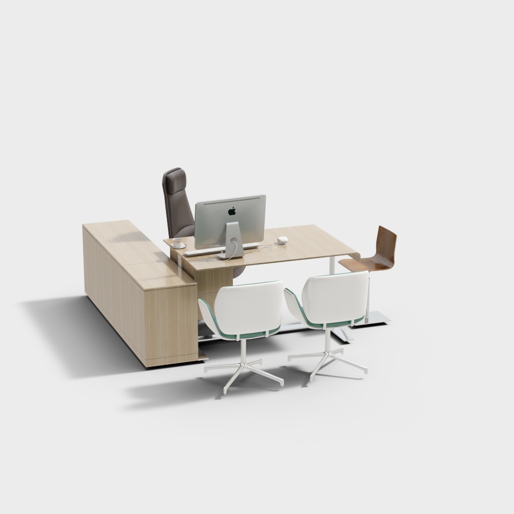 Modern hospital office desk