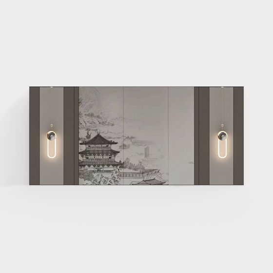 Tường nền sofa phòng khách sang trọng nhẹ nhàng