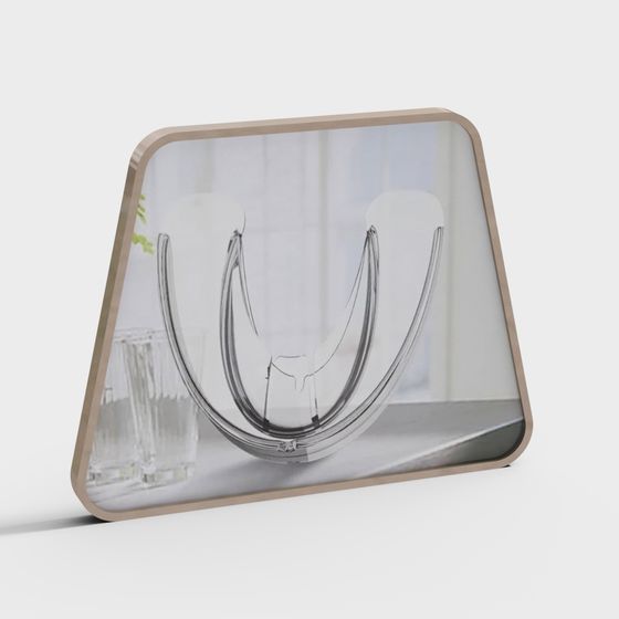 Stylish Minimalist Frame 3D model for Interior Design