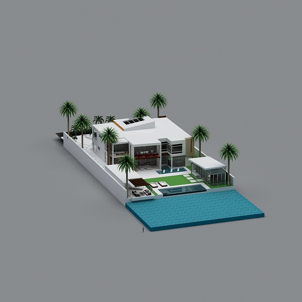 bâtiment de maison moderne 5-20100316-9M