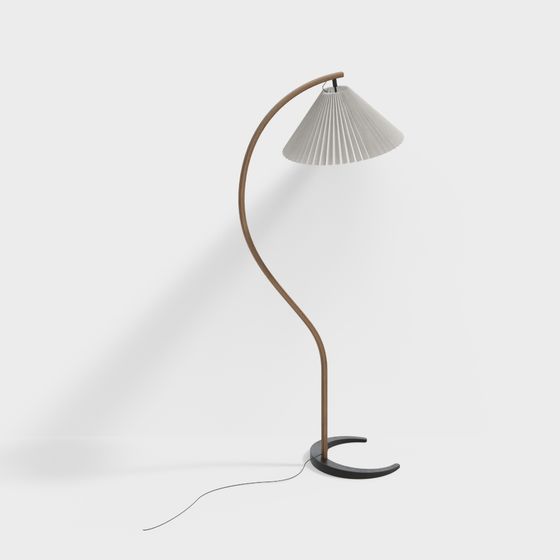 Modern Minimalist 3D Model Floor Lamp
