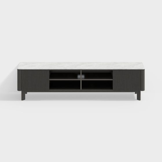 Modern Minimalist TV Cabinet 3D model