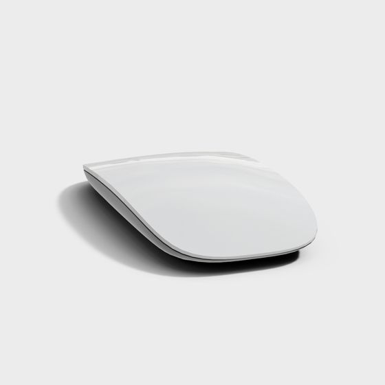 Sleek Low-Poly Mouse 3D model