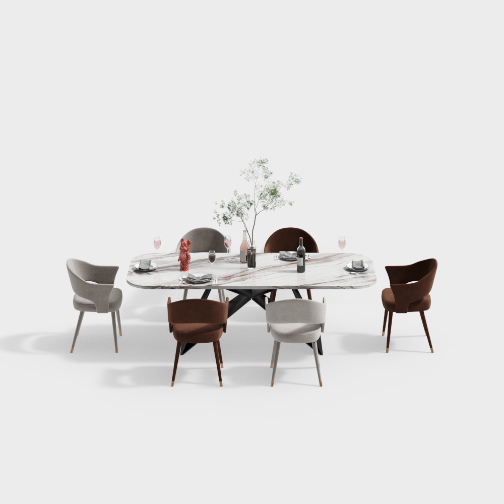 โต๊ะและเก้าอี้รับประทานอาหารรวม