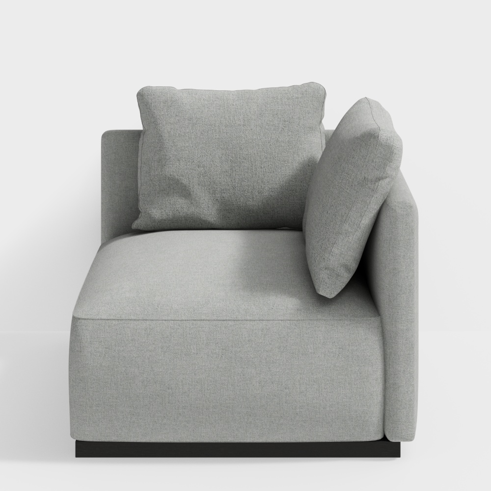 Stylish Low-Polygon 3D Sofa Model