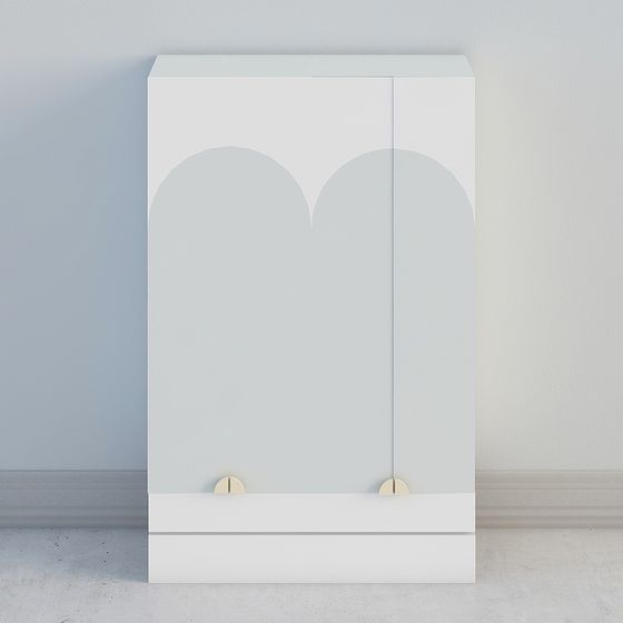 Heart Cabinet 3D model for Stylish Spaces