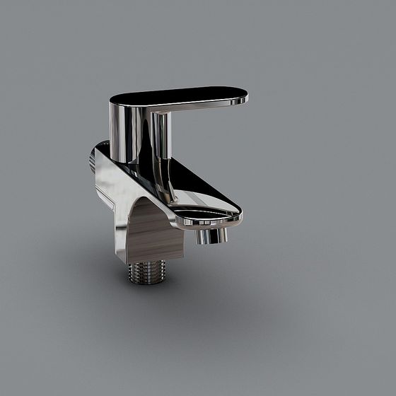 Sleek Modern Faucet 3D Model