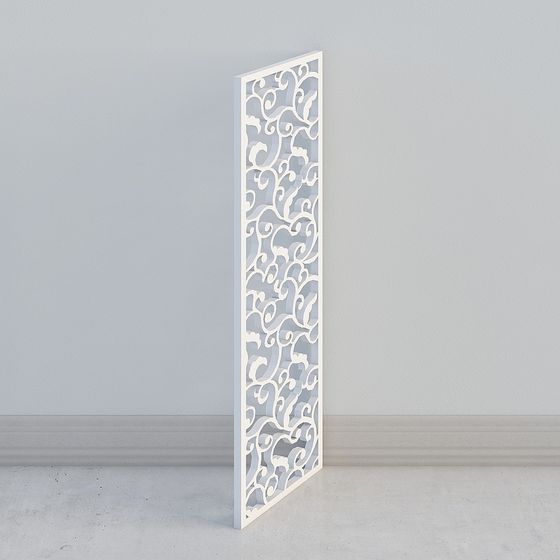 Elegant Screen 3D model for Modern Interiors