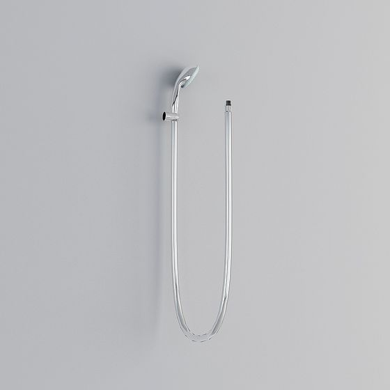 Minimalist Showerhead 3D model for Modern Interiors