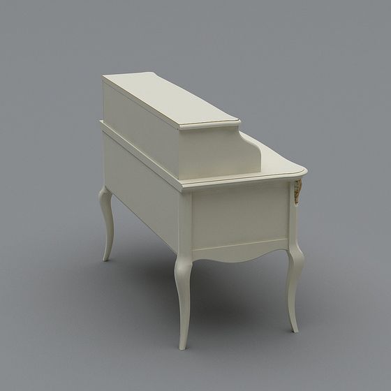 Elegant Low-Poly Piano 3D model