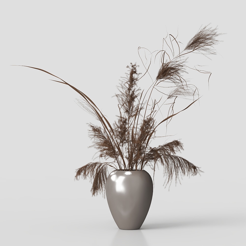 Autumn Grass Art 3D model