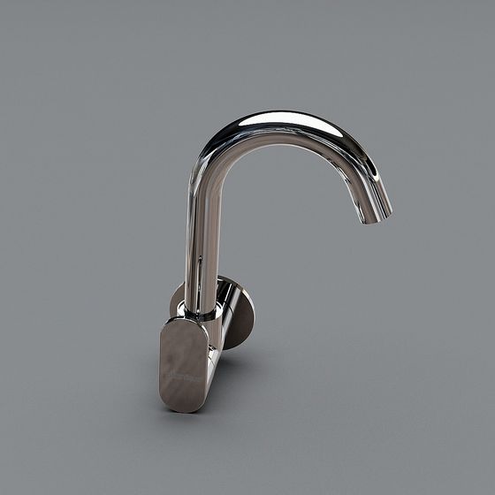 Sleek Modern Faucet 3D model