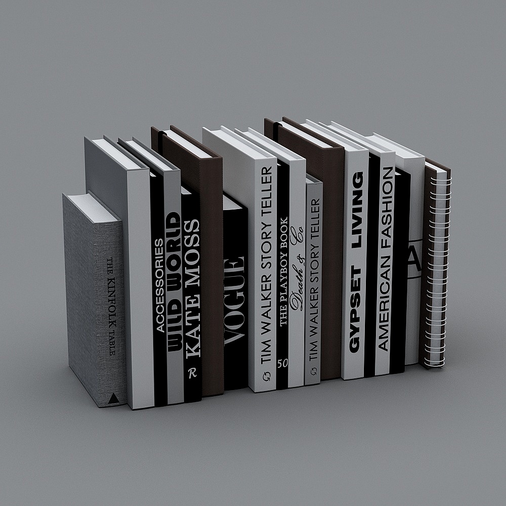 Bookshelf Harmony 3D model