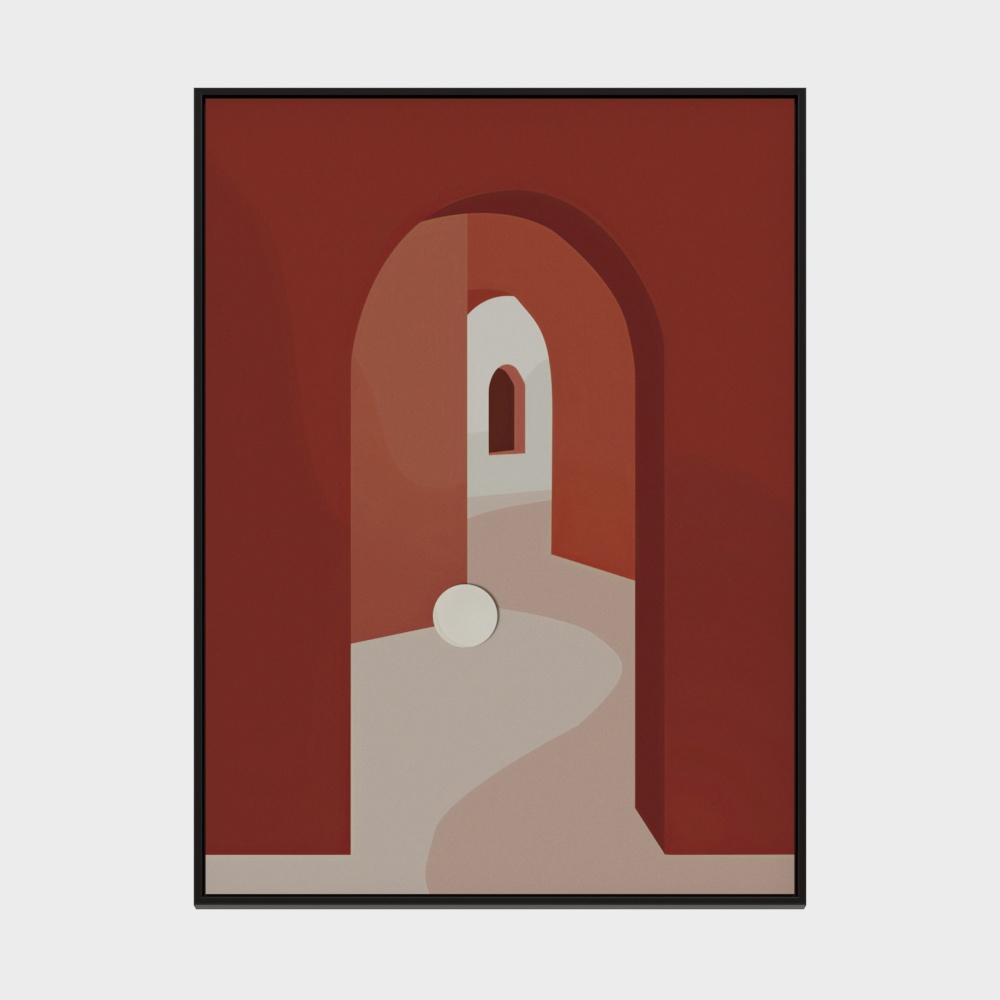 Nordic Modern Minimalist Collection - Rectangular Decorative Painting - 149