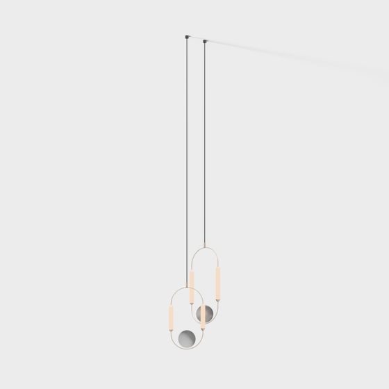 Suspended Ring 3D model for Creative Projects