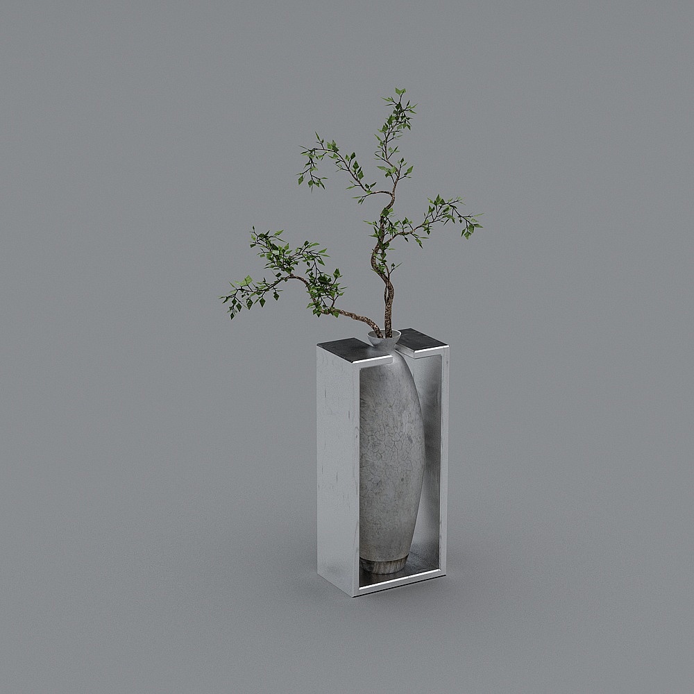 Modern Minimalist Vase 3D model