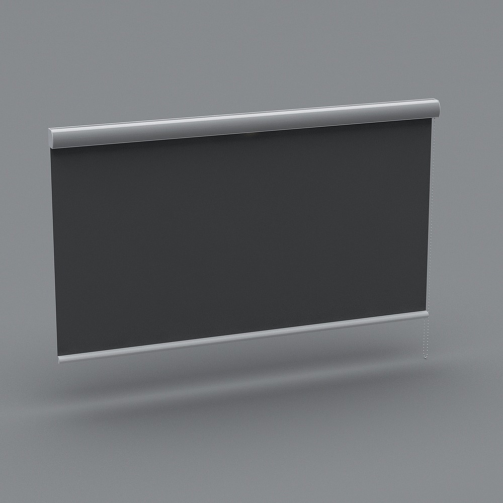 Low-Poly Roller Blinds 3D model