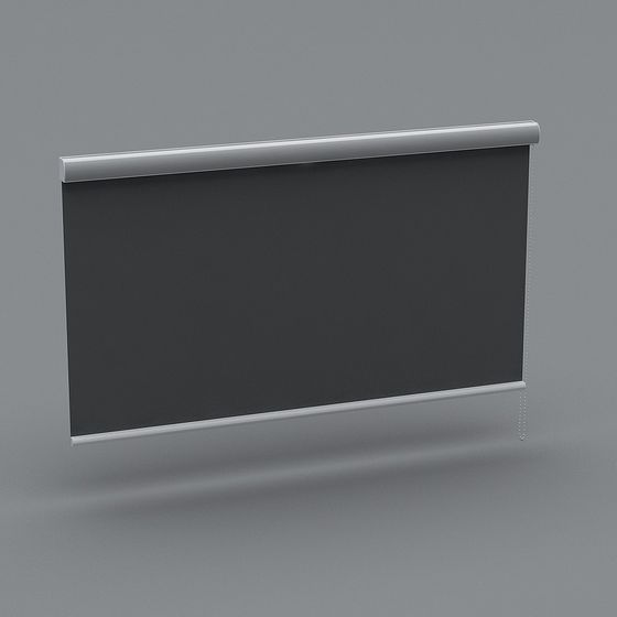 Low-Poly Roller Blinds 3D model