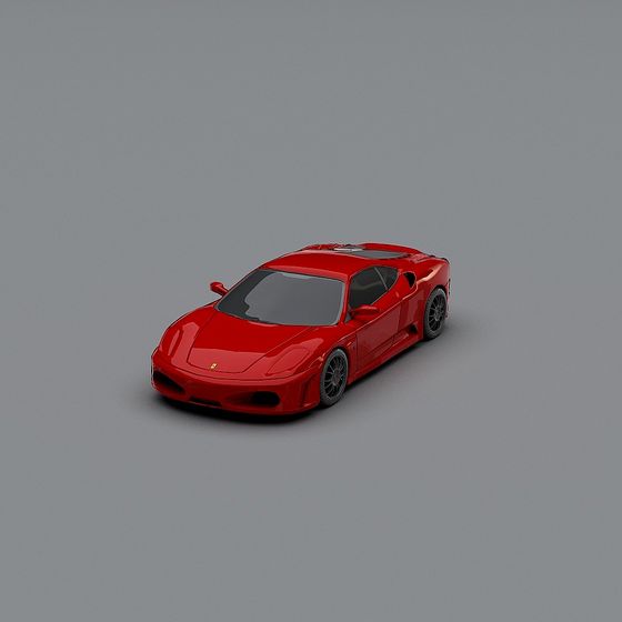 Ferrari F430 Low-Poly 3D model