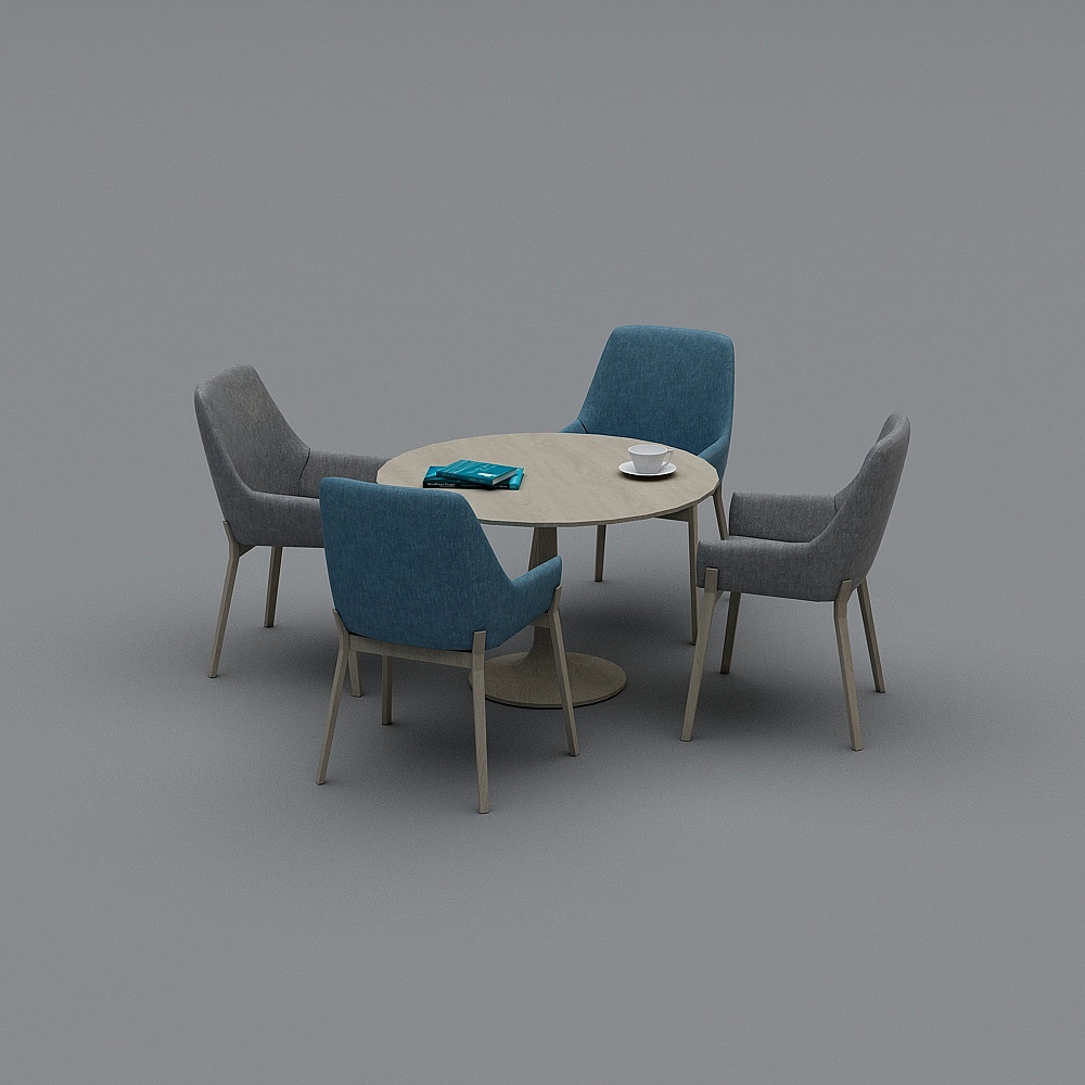 Combinazione di Tavolo e Sedia Casual Moderna