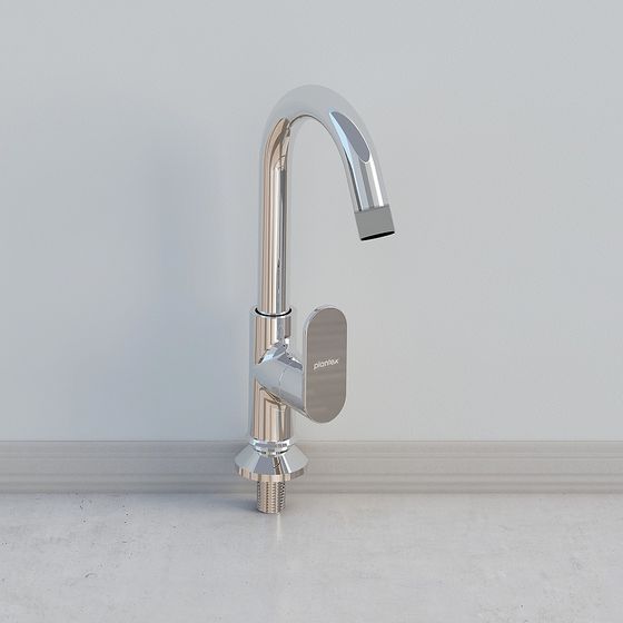 Sleek Modern Faucet 3D model for Interior Design