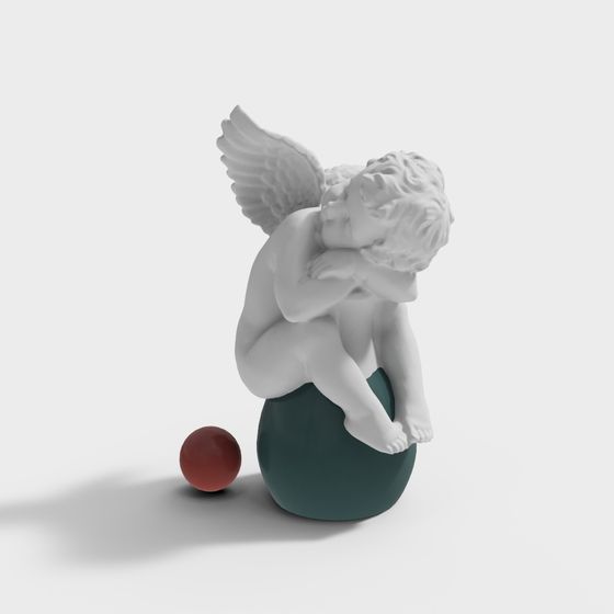 Angel's Dream 3D Model for Creative Projects