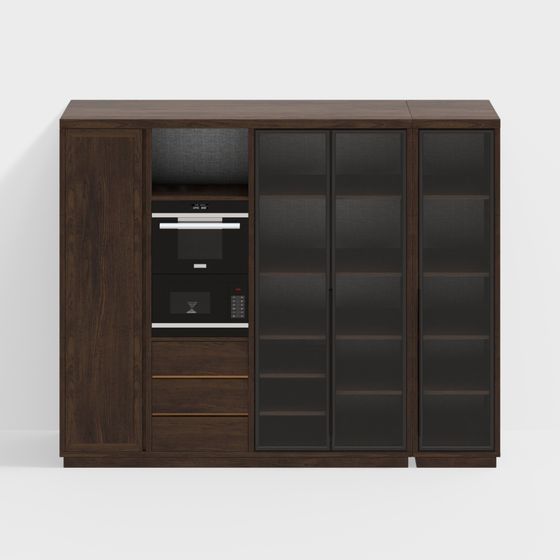 Urban Bookshelf 3D model for Modern Interiors