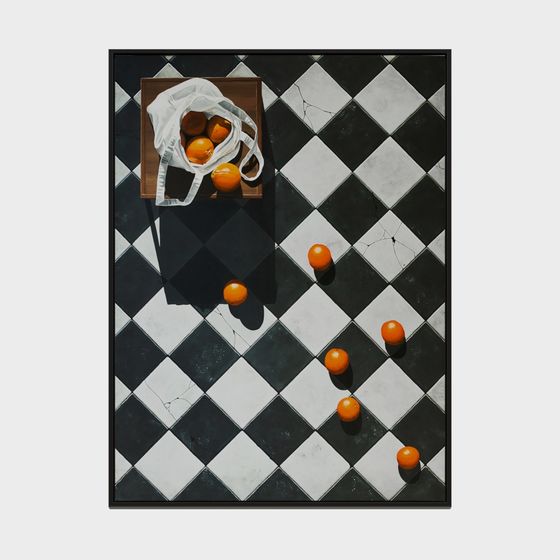 Chessboard Orange 3D model