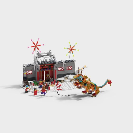 Lunar New Year Festival 3D model