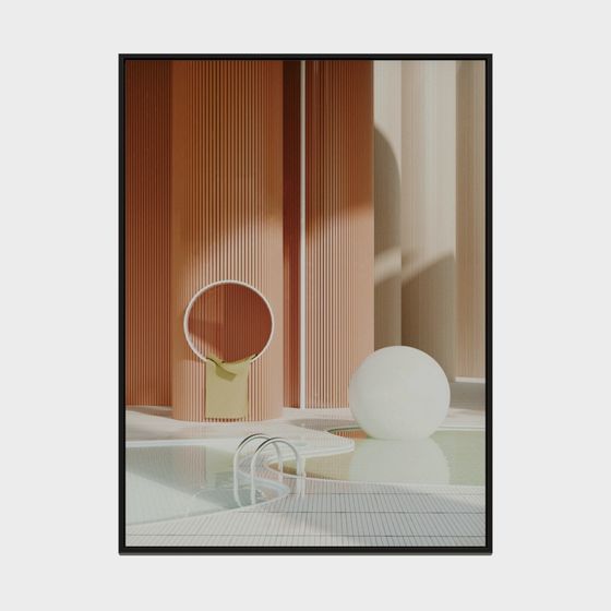 Minimalist Poolside 3D model