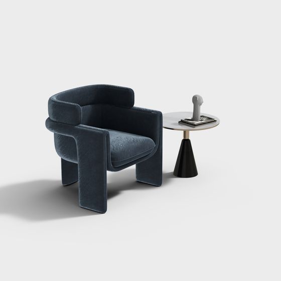 발코니 라운지 테이블과 의자 조합