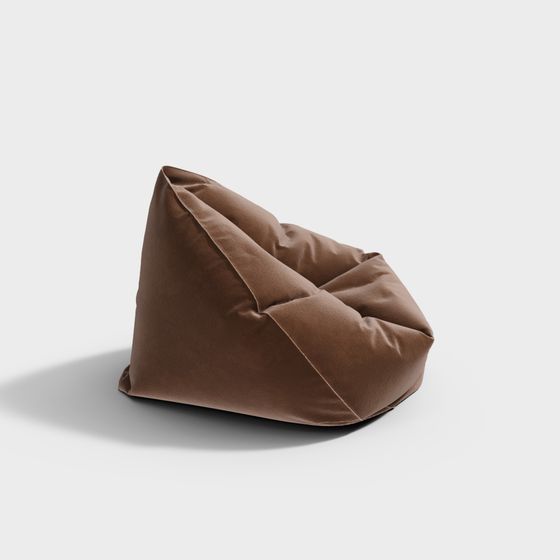 Cozy Bean Bag 3D model for Modern Interiors