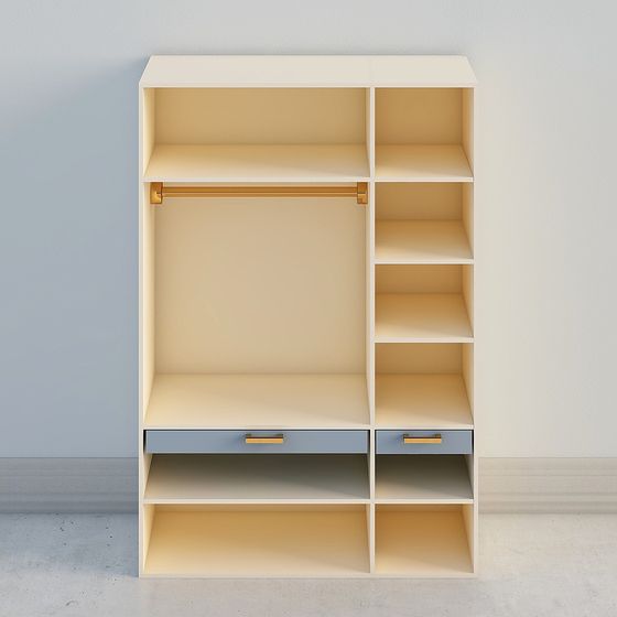 Urban Closet 3D model for Modern Interiors