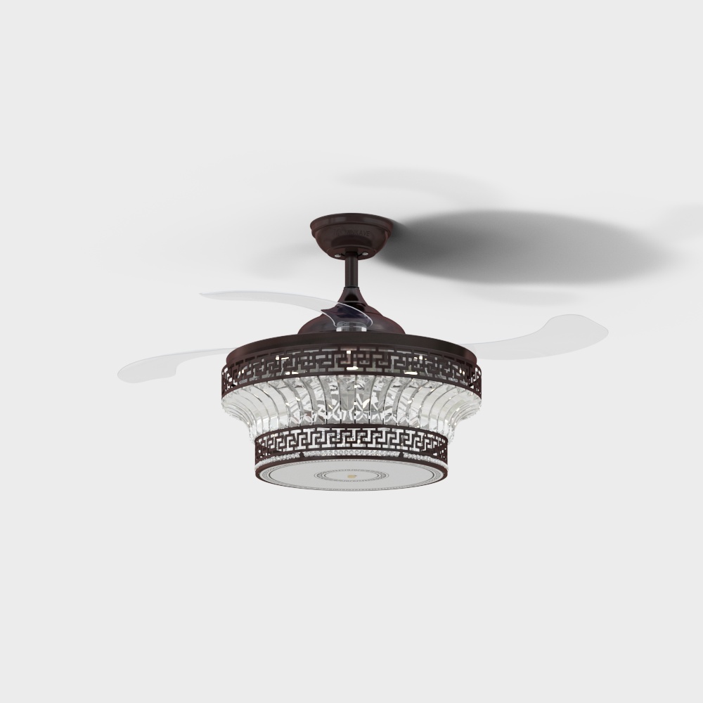 Mingjiahui-Modern Series-Straight Blade Ceiling Fan Light-K48-A015TH