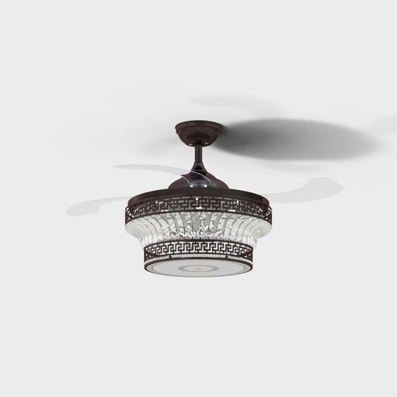 Stylish Invisible Fan 3D model for Contemporary Spaces