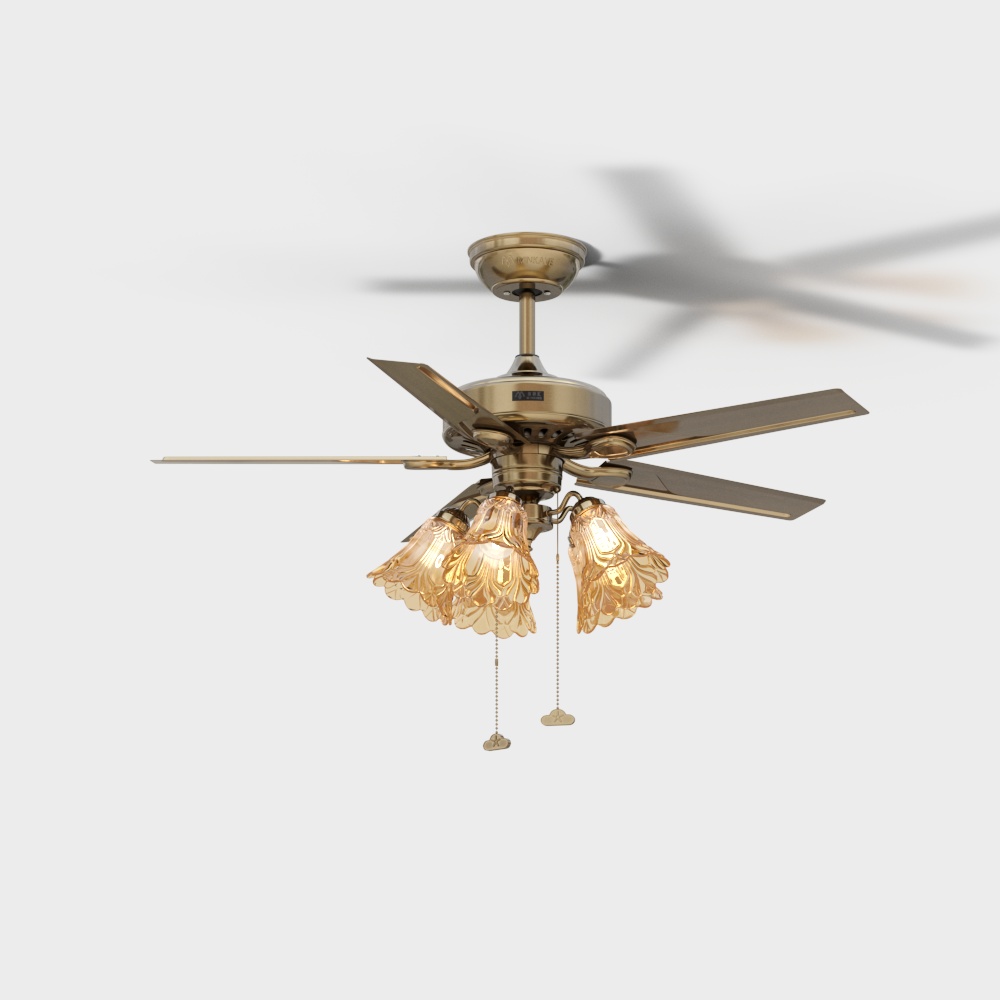 Mingjiahui-American Series-Straight Blade Ceiling Fan Light-M52-A057AO