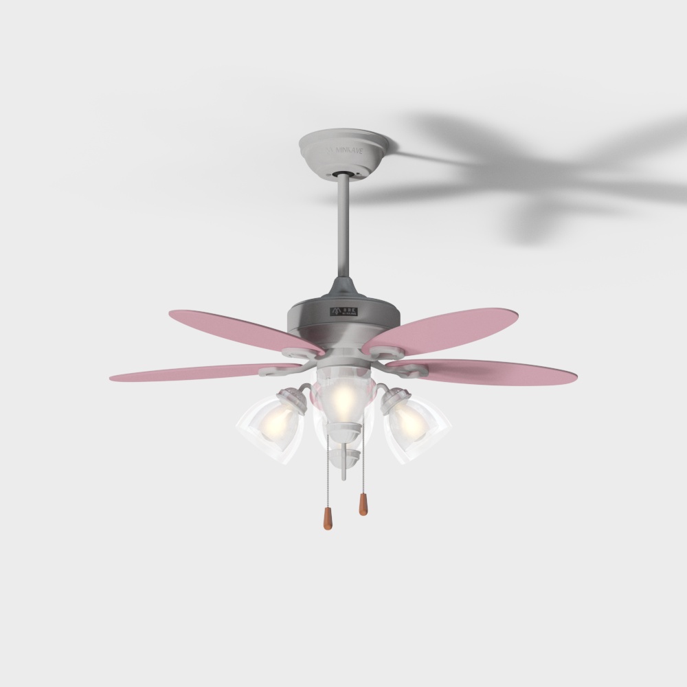 Mingjiahui-Modern Series-Straight Blade Ceiling Fan Light-M42-A611WH