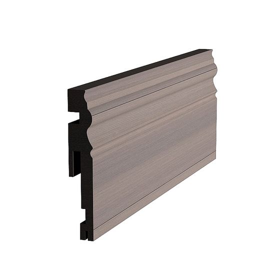 Wood Finish Skirting Board 3D Model