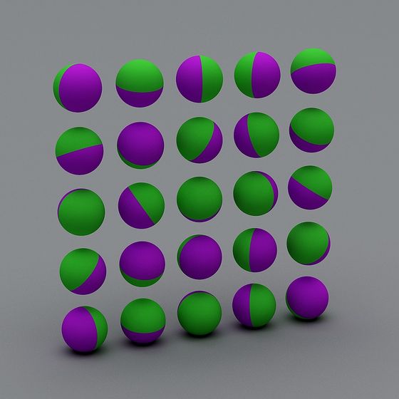 Sphere Harmony 3D model - Unique Low-Poly Design