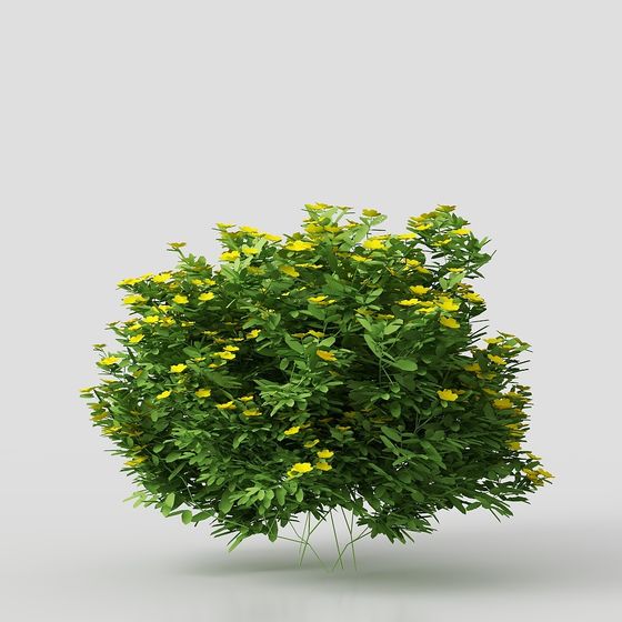 Lively Sunflower Cluster 3D model for Creative Projects