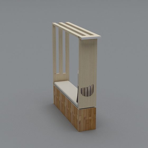 Modern Low Polygon Chair 3D model