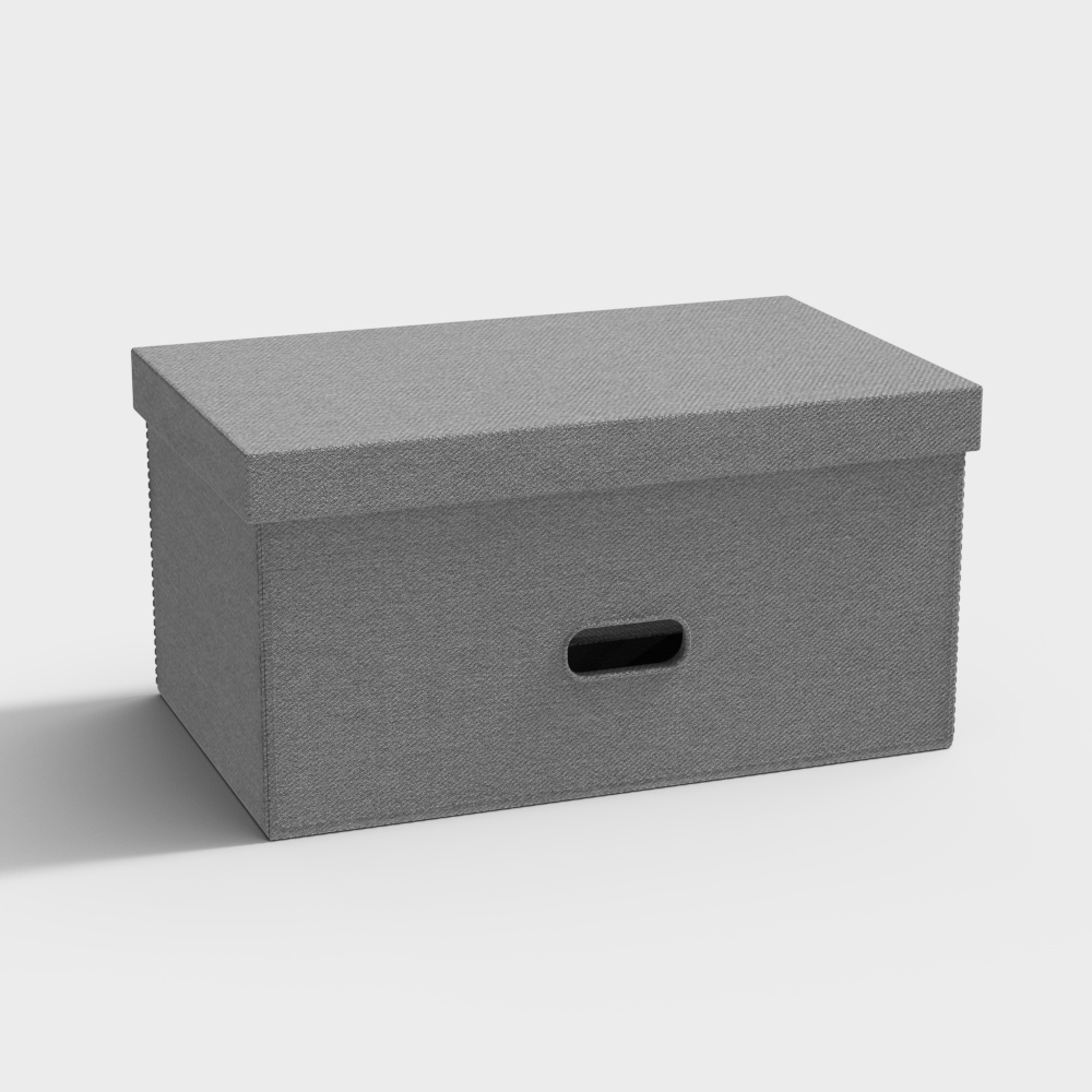 Minimalist Storage Box 3D model for Modern Interiors