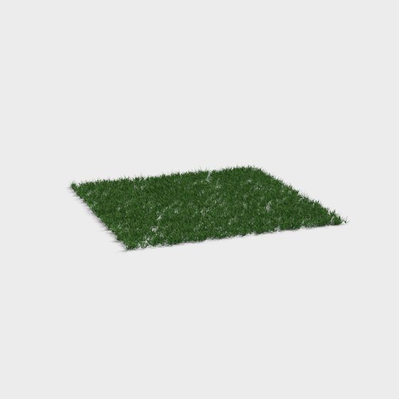 Realistic Low-Poly Grass 3D model