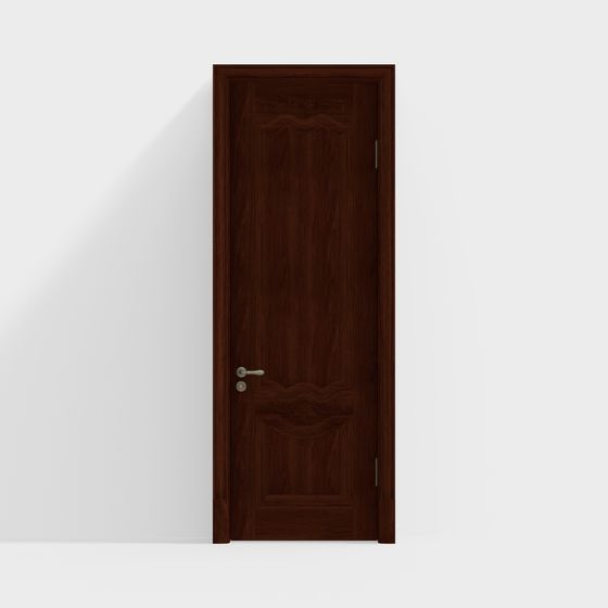 Classic Wooden Door 3D model