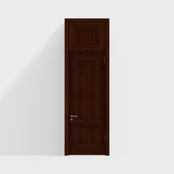 Vintage Wooden Door 3D model