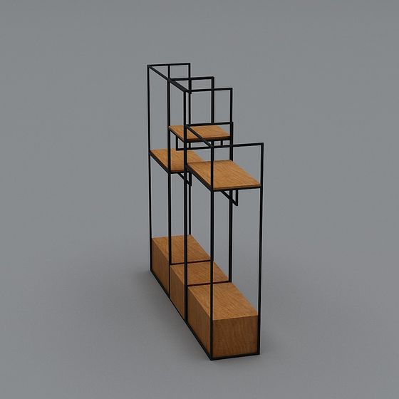 Urban Steps Low-Poly 3D model