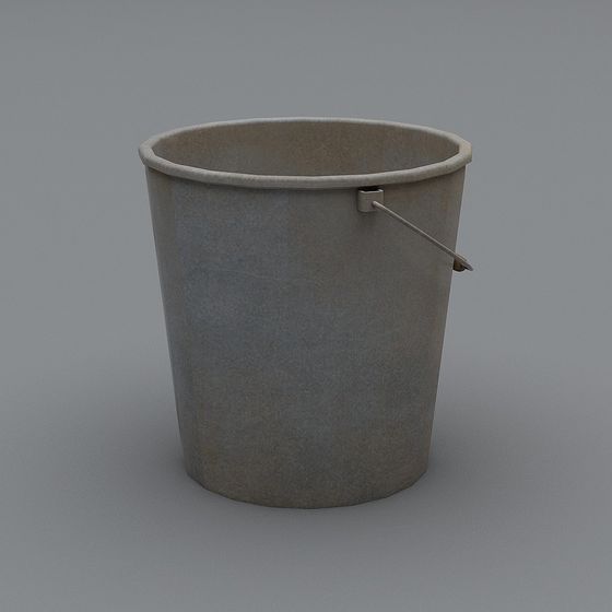 Rusty Bucket 3D Model for Versatile Applications
